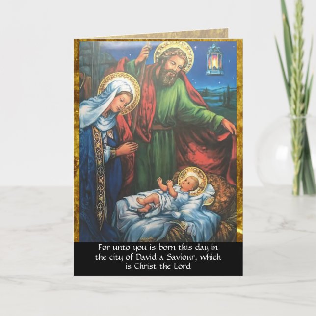 Tarjeta de navidad (Anverso)