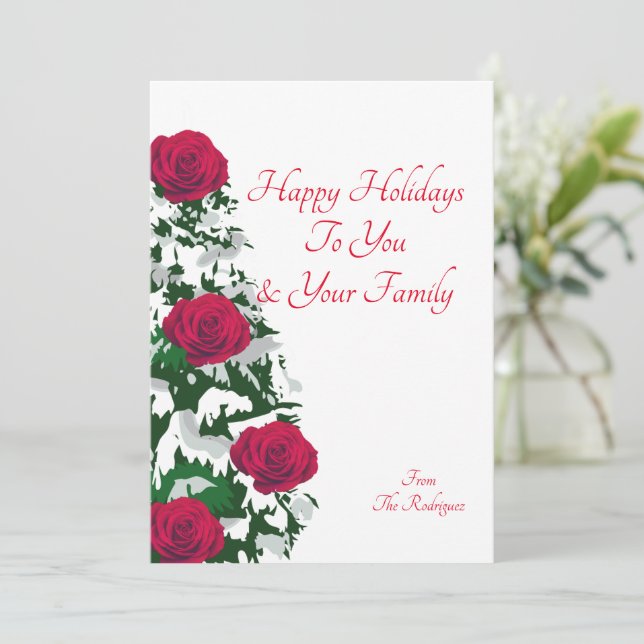 TARJETA DE NAVIDAD (Anverso de pie)