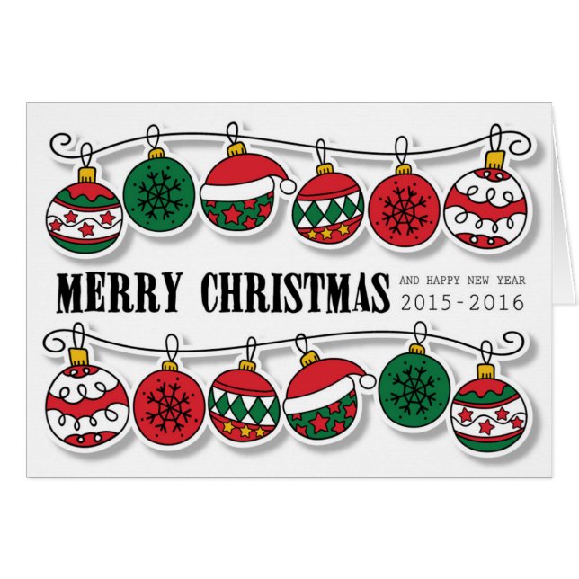 TARJETA DE NAVIDAD (Anverso (Horizontal))
