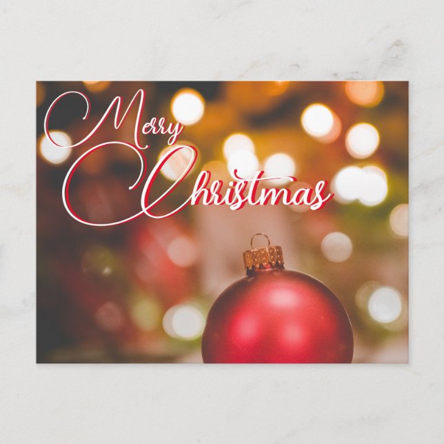 Tarjeta de navidad (Anverso)