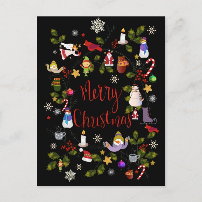 Tarjeta de navidad (Anverso)