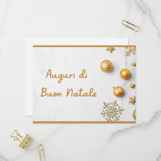 tarjeta de Navidad (Anverso/Reverso In Situ)