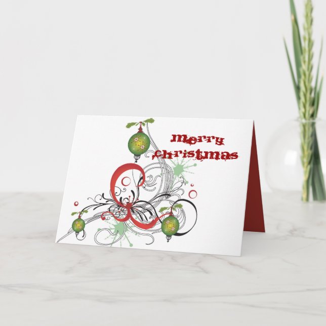Tarjeta de navidad (Anverso)