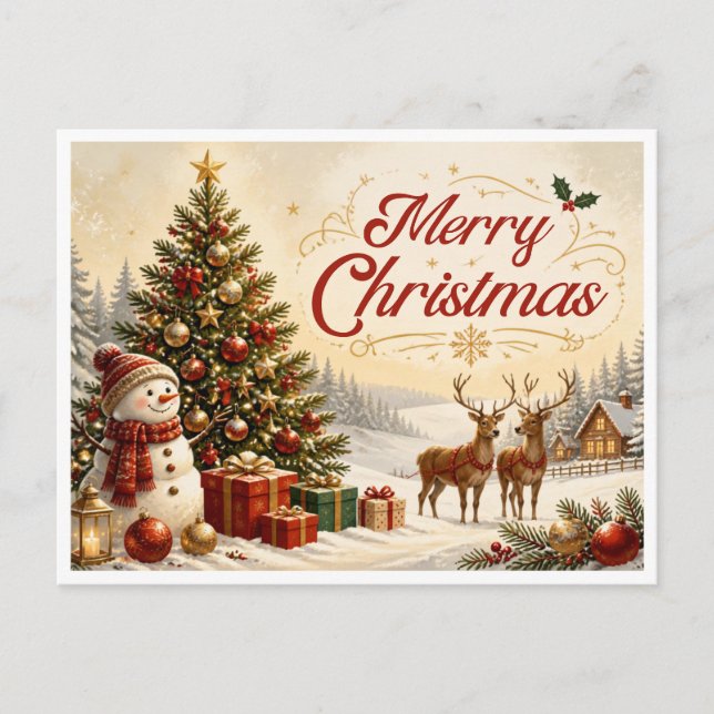tarjeta de navidad (Anverso)