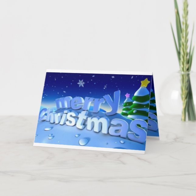 Tarjeta de navidad (Anverso)