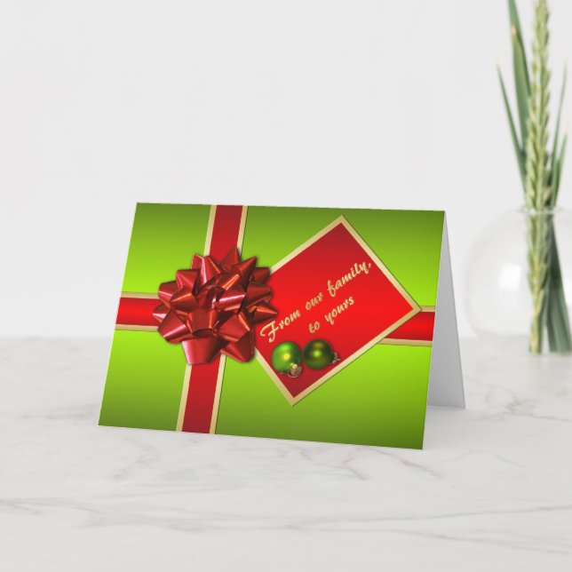 Tarjeta de navidad (Anverso)