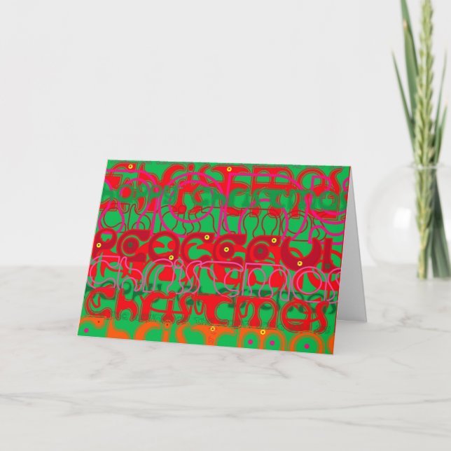 Tarjeta de navidad (Anverso)