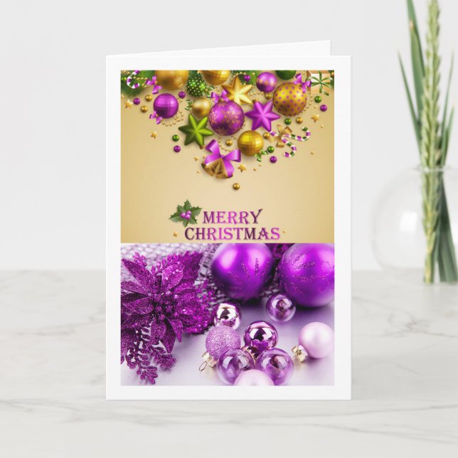 Tarjeta de navidad (Anverso)