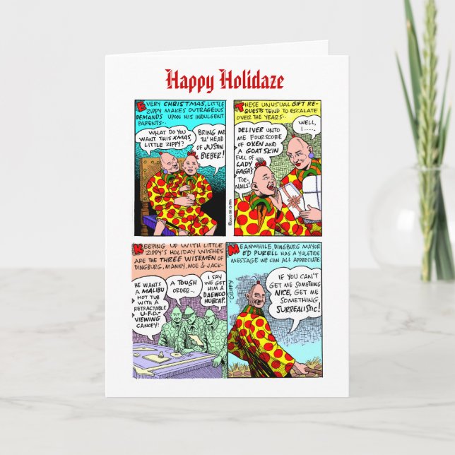 Tarjeta de Navidad 2011 enérgica (Anverso)