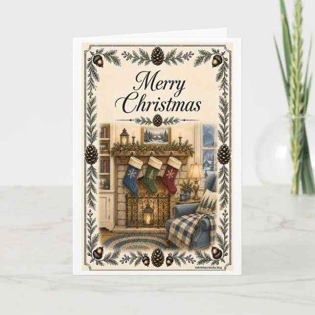 Tarjeta de Navidad - 3 Calcetines (Anverso)
