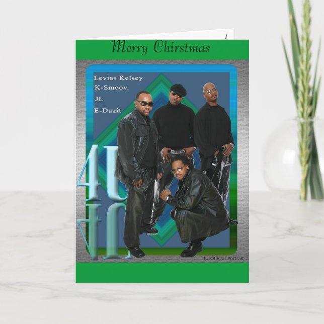 Tarjeta de navidad 4U (Anverso)