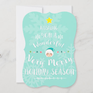 Tarjeta de navidad 5x7