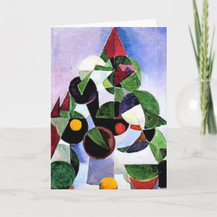 Tarjeta de Navidad abstracta del árbol por