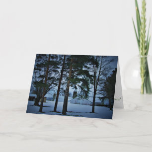 Tarjeta de Navidad "Acres of Hibernation"