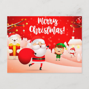 Tarjeta de Navidad Adorable
