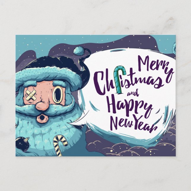Tarjeta de Navidad Adorable (Anverso)