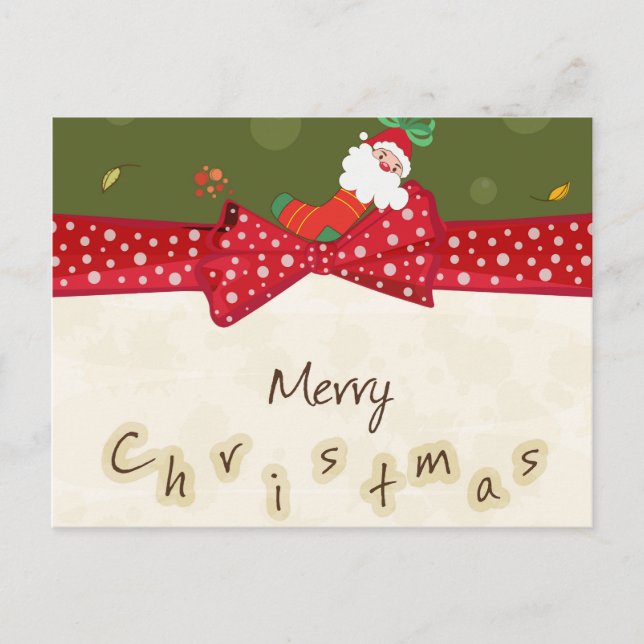 Tarjeta de Navidad Adorable (Anverso)