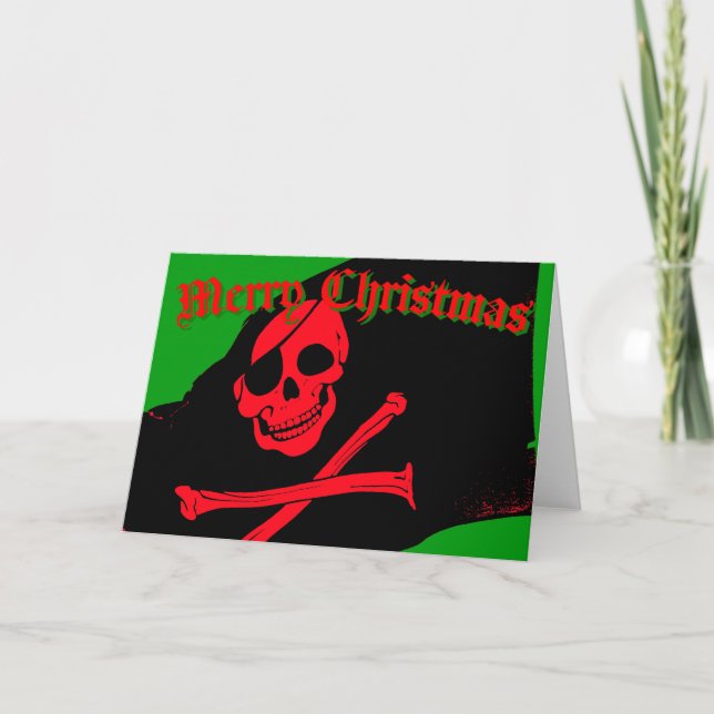 tarjeta de Navidad alegre de Rogelio (Anverso)