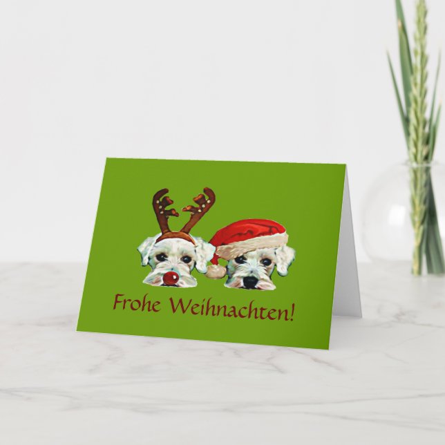 Tarjeta de Navidad alemana (Anverso)