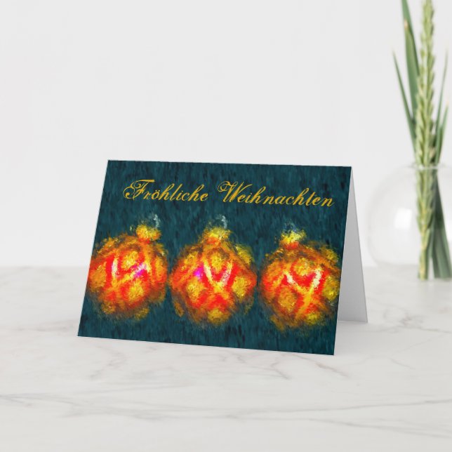 Tarjeta de Navidad alemana (Anverso)