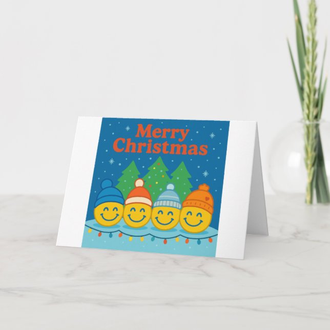 Tarjeta de Navidad alentadora (Anverso)