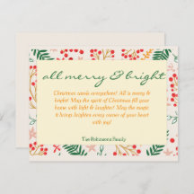 Tarjeta de Navidad All Merry & Bright