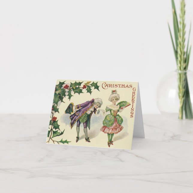 TARJETA DE NAVIDAD AMERICANA (Anverso)