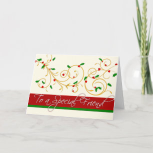 Tarjeta de navidad - Amigo especial