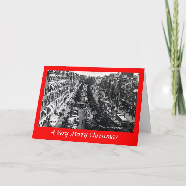 Tarjeta de navidad - Amsterdam (Anverso)