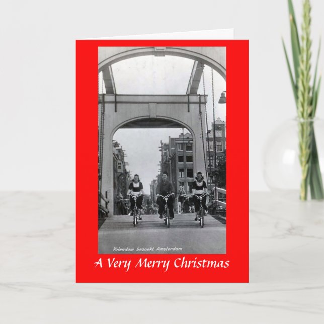 Tarjeta de Navidad - Amsterdam (Anverso)