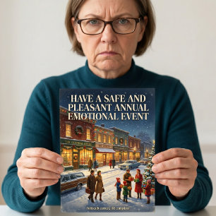 Tarjeta de Navidad Aprobada por RRHH y Políticamen