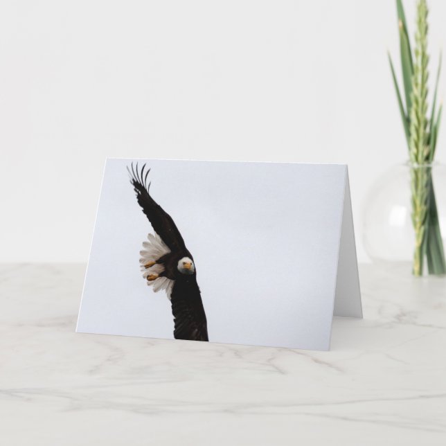 Tarjeta de Navidad: Aquí viene Santa Claws... (Anverso)