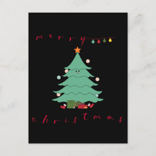 Tarjeta de Navidad   Árbol de Navidad Kawaii