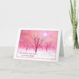 Tarjeta de Navidad - "árboles del invierno "