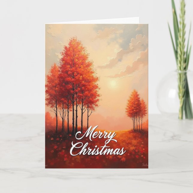 Tarjeta de Navidad Artística (Anverso)
