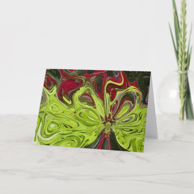 Tarjeta de Navidad artsy (Anverso)