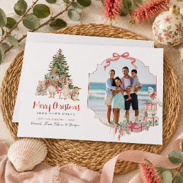 Tarjeta de Navidad australiana con foto