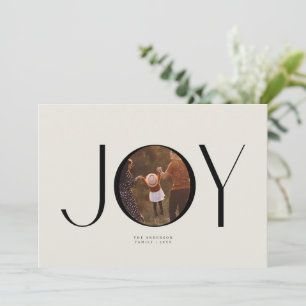 Tarjeta de Navidad Big Joy Photo