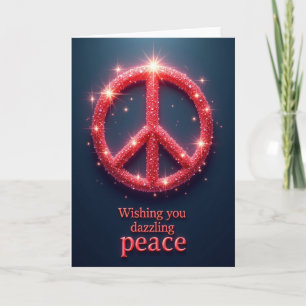Tarjeta de Navidad Brillante