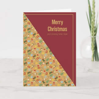 Tarjeta de Navidad Cálida y Acogedora
