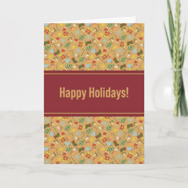 Tarjeta de Navidad Cálida y Acogedora