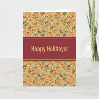 Tarjeta de Navidad Cálida y Acogedora
