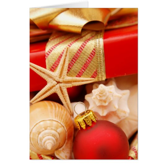 Tarjeta de Navidad caliente del tiempo