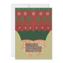 Tarjeta de Navidad caprichosa "Para Santa" 5x7-nav