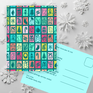 Tarjeta de Navidad Caprichosa Personalizada Linda