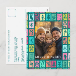 Tarjeta de Navidad Caprichosa Personalizada Llena