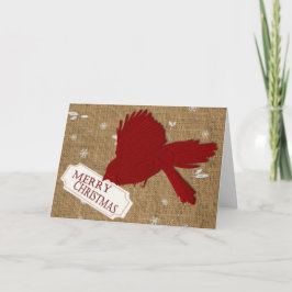 Tarjeta de Navidad cardinal