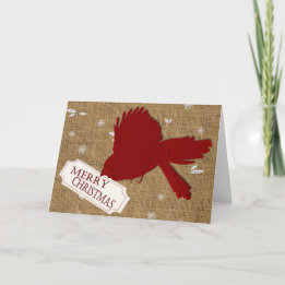 Tarjeta de Navidad cardinal