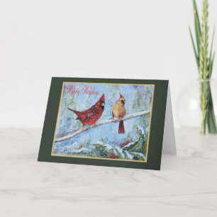 Tarjeta de Navidad cardinal