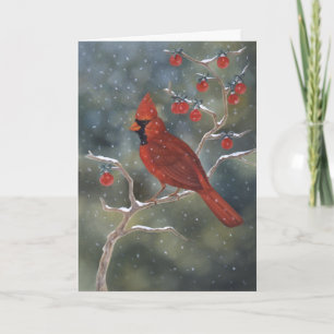 Tarjeta de Navidad cardinal